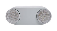 ASD LED Emergency Lights 1,2W two round heads 2,4W with Battery Backup 2,5W 120-277V White UL
