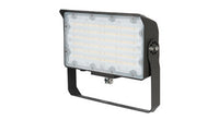 ASD LED Floodlight 15/30/60W 120-277V 0-10V Dimmable 150Lm/W 3000/4000/5000K Photocell with Yoke Bracket and 4ft cord Black UL DLC Premium