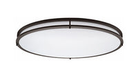 ASD LED Oval Double Ring Flushmount 24 in. 38W 120V Dimmable CCT Selectable 2700/3000/3500/4000/5000K Oil Rubbed Bronze ETL