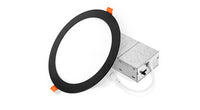 ASD LED Wafer Round 8inch 20W 120V Triac 2700/3000/3500/4000/5000K Black ETL ES T24 JA8
