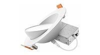 ASD Canless Downlight Gimbal Round 4inch 9W 120V Triac 2700/3000/3500/4000/5000K Air Tight White ETL ES T24  - 6 Piece Minimum