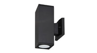ASD LED Outdoor Wall Cylinder Square Up and Down 18W 120-277V Triac 3000/4000/5000K Black ETL