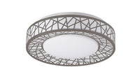 ASD LED Flushmount Loft 12inch 20W 120V Triac 2700/3000/3500/4000/5000K Nickel ETL