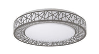 ASD LED Flushmount Loft 16inch 28W 120V Triac 2700/3000/3500/4000/5000K Nickel ETL