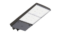 ASD LED Area Light with Q-base 300/400/500W 120-277V 0-10V Dimmable 170Lm/W 3000/4000/5000K with Photocell Bronze UL DLC Premium