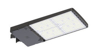 ASD LED Area Light with Q-base 300/400/500W 200-480V 0-10V Dimmable 200Lm/W 3000/4000/5000K with Photocell Bronze UL DLC Premium