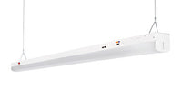 ASD LED Striplight Fixture 4ft 22/28/36/44W 120-277V 0-10V Dimmable 140Lm/W 3500/4000/5000K with Battery Back-up 12W White UL DLC Standard