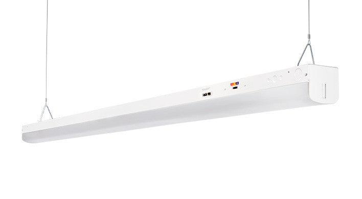 ASD LED Striplight Fixture 4ft 22/28/36/44W 120-277V 0-10V Dimmable 140Lm/W 3500/4000/5000K White UL DLC Standard