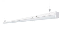 ASD LED Striplight Fixture 8ft 48/68/90W 120-277V 0-10V Dimmable 140Lm/W 3500/4000/5000K White UL DLC Standard