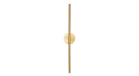 ASD LUV-C Wall Sconce 28inch 11W 120-277V Triac 3000/4000/5000K Gold ETL