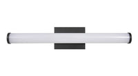 ASD LED Vanity linear 24inch 25W 120V Triac 3000/4000/5000K Black ETL