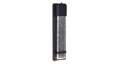 ASD LED Outdoor Wall Sconce 18inch 12W 120V Non-Dimmable 3000/4000/5000K with Photocell Black ETL