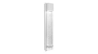 ASD LED Outdoor Wall Sconce 24inch 20W 120-277V Triac 3000/4000/5000K Clear Seeded Glass White ETL