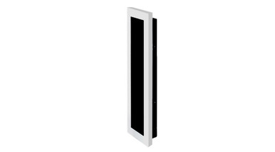 ASD LED Outdoor Wall Sconce with Wide Acrylic 18inch 18W 120-277V Triac 3000/4000/5000K Black ETL