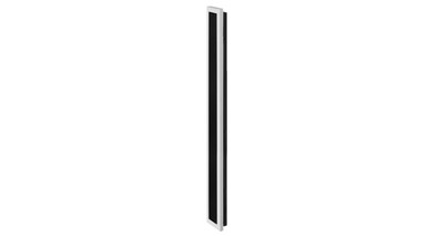 ASD LED Outdoor Wall Sconce with Wide Acrylic 48inch 36W 120-277V Triac 3000/4000/5000K Black ETL