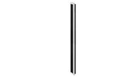 ASD LED Outdoor Wall Sconce with Wide Acrylic 72inch 40W 120-277V Triac 3000/4000/5000K Black ETL