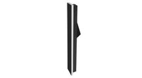 ASD LED Outdoor Wall Sconce with backlight 24inch 24W 120-277V Triac 3000/4000/5000K Black ETL