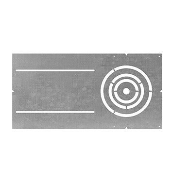 ASD New Construction Flat Mounting Plate 18inch with an Asymmetric Round holes 3-4-6inch  - 6 Piece Minimum