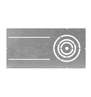 ASD New Construction Flat Mounting Plate 18inch with an Asymmetric Round holes 3-4-6inch  - 6 Piece Minimum