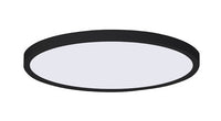 ASD LED Edge Lit Panel Round 12inch 24W 120V Triac 2700/3000/4000/5000/6000K Black ETL