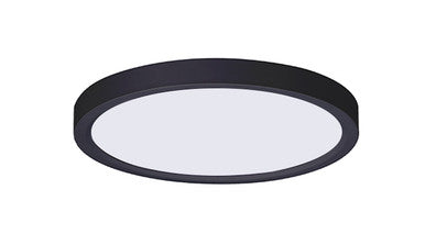 ASD LED Edge Lit Panel Round 7inch 15W 120V Triac 2700/3000/4000/5000/6000K Black ETL