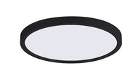 ASD LED Edge Lit Panel Round 9inch 18W 120V Triac 2700/3000/4000/5000/6000K Black ETL