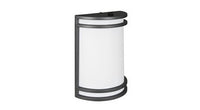 ASD LED Outdoor Wall Sconce 10inch 15W 120-277V Non-Dimmable 3000/4000/5000K with Photocell Black ETL
