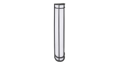 ASD LED Outdoor Wall Sconce 36inch 28W 120-277V Non-Dimmable 3000/4000/5000K Black ETL
