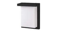 ASD LED Outdoor Wall Sconce 8inch 12W 120V Triac 3000/4000/5000K Black ETL