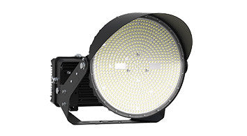 ASD LED Sport Light 450W 200-480V 0-10V Dimmable 135Lm/W 2700-6500K RGBW DMX 45° Black UL DLC Premium