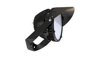 ASD LED Sport Light 300/400/500W 120-277V 0-10V Dimmable 150lm/W 5000K 45° Black UL DLC Premium