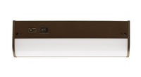 ASD LED Under Cabinet Bullnose 12 in. 5W 120V Dimmable CCT Selectable 3000/4000/5000K Hardwired, On/Off Switch, Oil Rubbed Bronze ETL