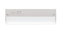 ASD LED Under Cabinet Bullnose 12 in. 5W 120V Dimmable CCT Selectable 3000/4000/5000K Hardwired, On/Off Switch, White ETL