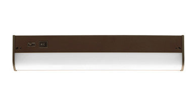 ASD LED Under Cabinet Bullnose 18 in. 8W 120V Dimmable CCT Selectable 3000/4000/5000K Hardwired, On/Off Switch, Oil Rubbed Bronze ETL