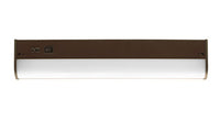 ASD LED Under Cabinet Bullnose 18 in. 8W 120V Dimmable CCT Selectable 3000/4000/5000K Hardwired, On/Off Switch, Oil Rubbed Bronze ETL