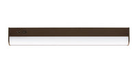 ASD LED Under Cabinet Bullnose 24 in. 12W 120V Dimmable CCT Selectable 3000/4000/5000K Hardwired, On/Off Switch, Oil Rubbed Bronze ETL