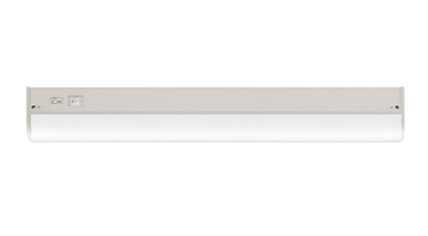 ASD LED Under Cabinet Bullnose 24 in. 12W 120V Dimmable CCT Selectable 3000/4000/5000K Hardwired, On/Off Switch, White ETL