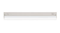 ASD LED Under Cabinet Bullnose with 1 power outlet 24 in. 12W 120V CCT Selectable 3000/4000/5000K Hardwired, On/Off Switch, White ETL
