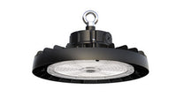 ASD LED UFO High Bay with Q-base 100/150/200W 120-277V 0-10V Dimmable 200lm/W 3000/4000/5000K with 10ft cord Black UL DLC Premium