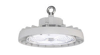 ASD LED UFO High Bay with Q-base 100/150/200W 120-277V 0-10V Dimmable 200lm/W 3000/4000/5000K with 10ft cord White UL DLC Premium