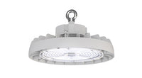 ASD LED UFO High Bay with Q-base 150/200/240W 120-277V 0-10V Dimmable 170lm/W 3000/4000/5000K with 6,5ft cord White UL DLC Premium