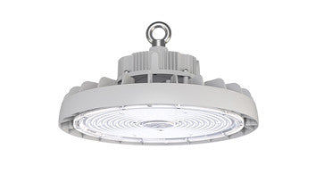 ASD LED UFO High Bay with Q-base 200/240/300W 120-277V 0-10V Dimmable 170lm/W 3000/4000/5000K with 6,5ft cord White UL DLC Premium