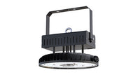 ASD LED UFO High Bay with Q-base 300/400/500W 200-480V 0-10V Dimmable 200lm/W 3000/4000/5000K with 10ft cord Black UL DLC Premium