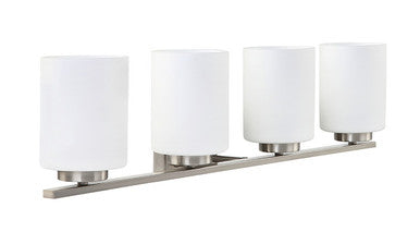 ASD 4-light Vanity Light 4xE26 60W 120V Satin Nickel ETL