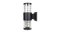 ASD Bulb Outdoor Wall Cylinder Round 2xE26 120V Retro Black ETL