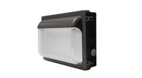 ASD LED Slim Wallpack 40/50/60W 120-277V 0-10V Dimmable 135Lm/W 3000/4000/5000K with Photocell Bronze UL DLC Premium