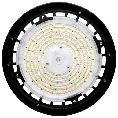 UFO LED High Bay Lights - Round Commercial Light Fixtures - Hanging Mount - Choose From Wattage, Finish, and Accessories