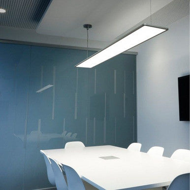 LED Suspended Panel Lights - Modern Hanging Light Fixture - Color Temperature Selectable