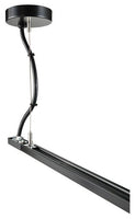 T-Bar Ceiling Cable Suspension/Feed Kit, 144IN Nominal Length, Black