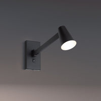 Grisham 14in. LED Swing Arm 3000K in Black/Silver